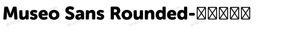 Museo Sans Rounded字体转换